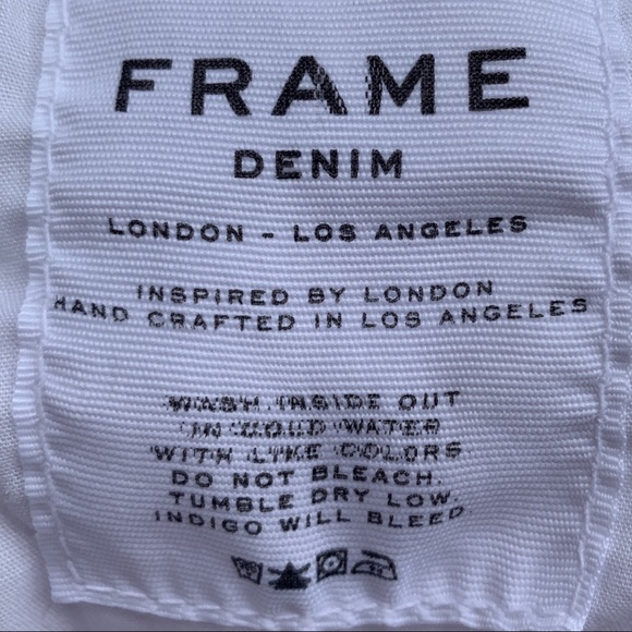 FRAME Denim Le High Skinny Crop Distressed Jeans - Picture 8 of 8